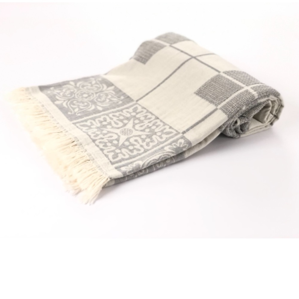 GRAY SEVILLA THROWS